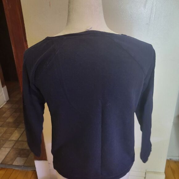 BCBGENERATION Black 3/4 sleeve Shirt Size XS Pardon My French - Picture 2 of 7